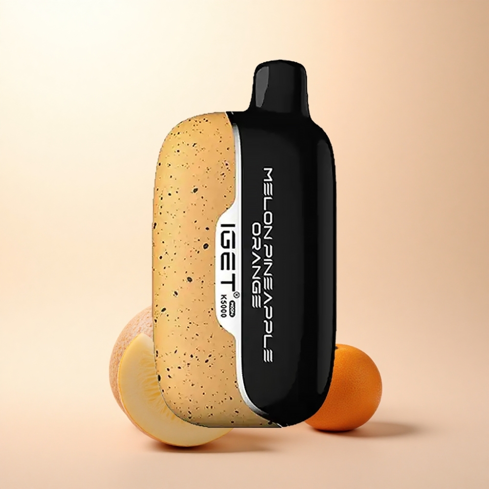 IGET Moon K5000 Puffs メロンパイナップルオレンジ 81.5g 1.35オーム