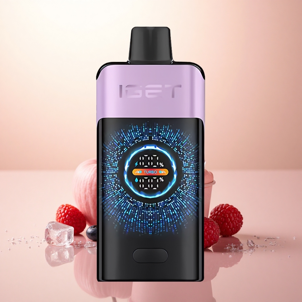 IGET ONE 12000 Puffs ミックスベリーアイス 2700mAh 0.6オームデュアルメッシュコイル