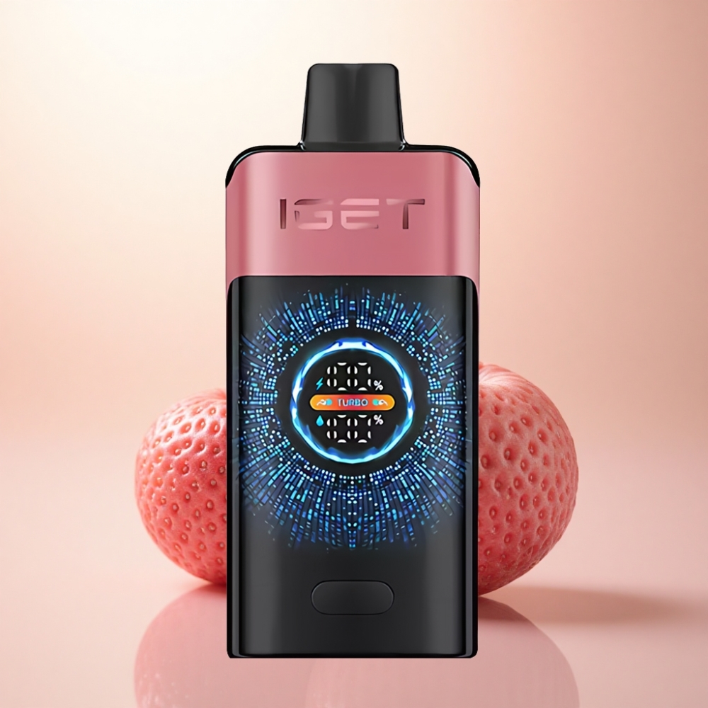 IGET ONE 12000 Puffs ストロベリーザクロアイス 2700mAh 0.6ohm
