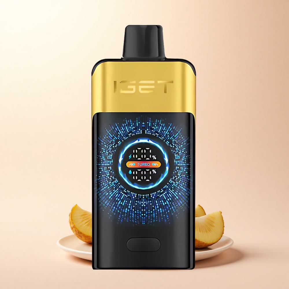 IGET ONE 12000 Puffs キウイパイナップル 2700mAh デュアルメッシュコイル