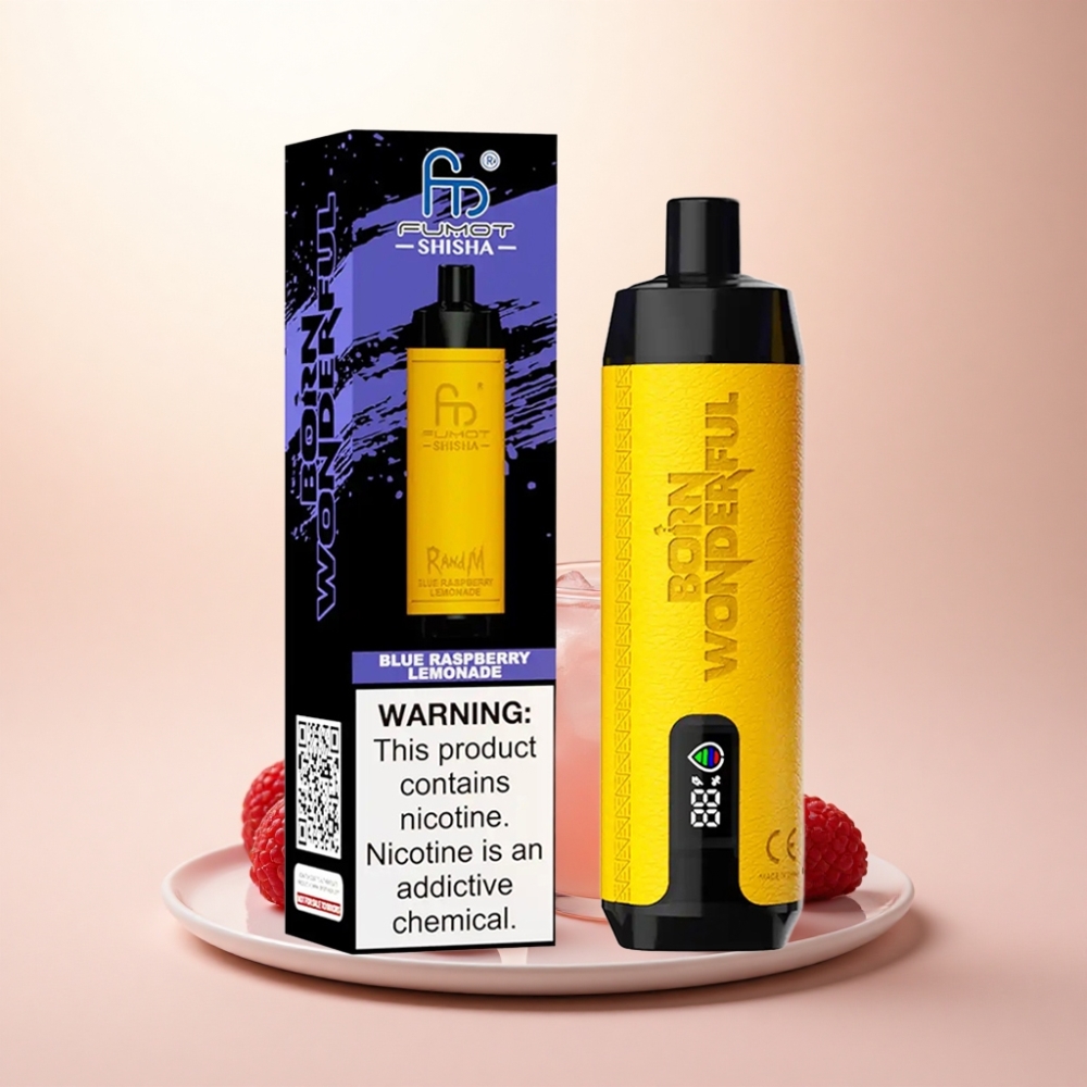 RandM Fumot Shisha 10000 Puffs ブルーレモネード 0.5%ニコチン 850mAh