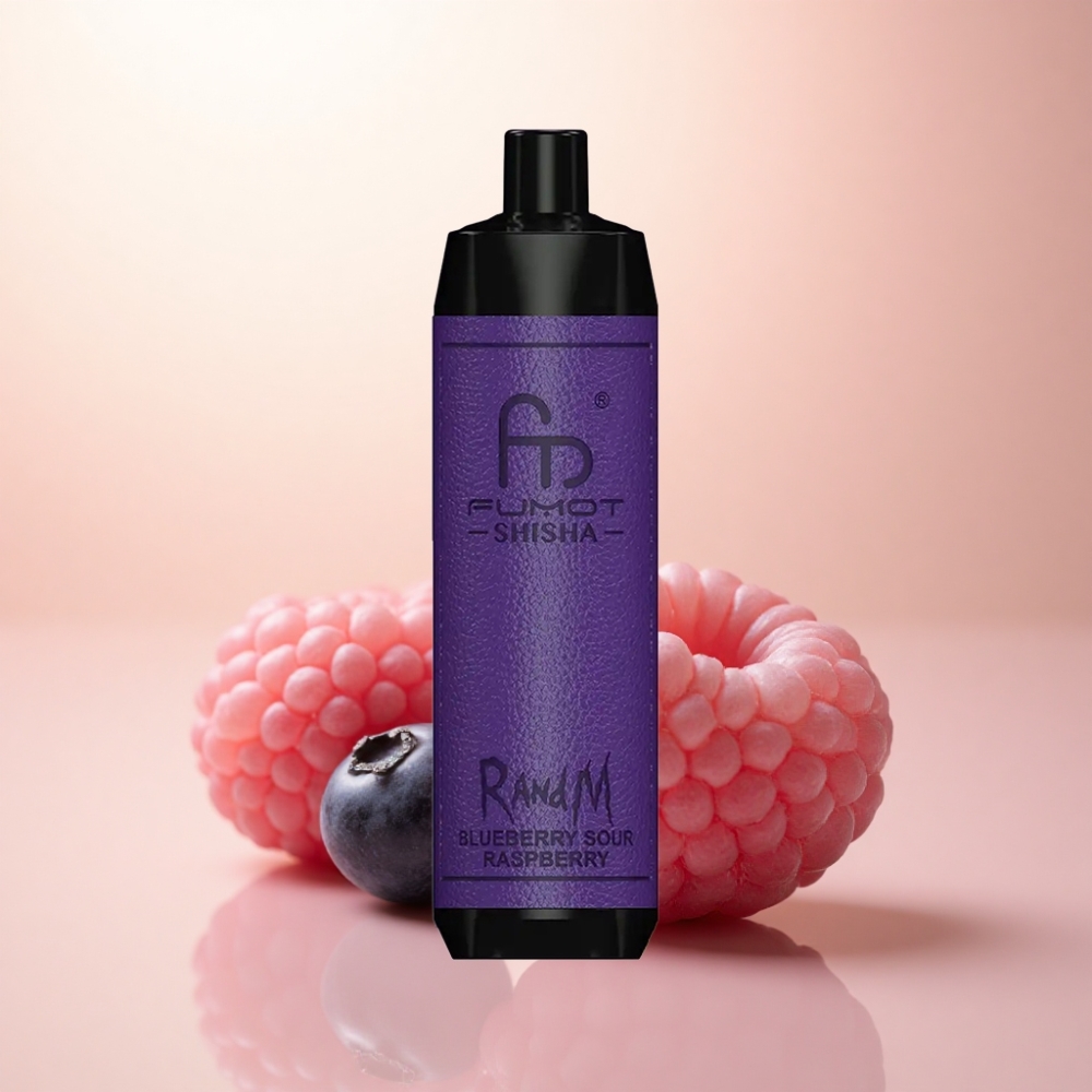 RandM Fumot Shisha 10000 Puffs ブルーベリーサワーラズベリー 0.5%ニコチン 850mAh