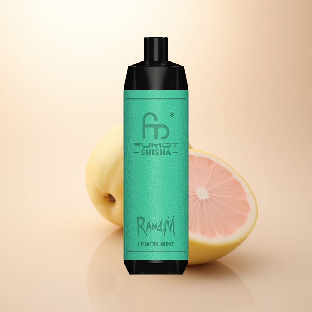 RandM Fumot Shisha 10000 Puffs レモンミント 0.5%ニコチン 850mAh