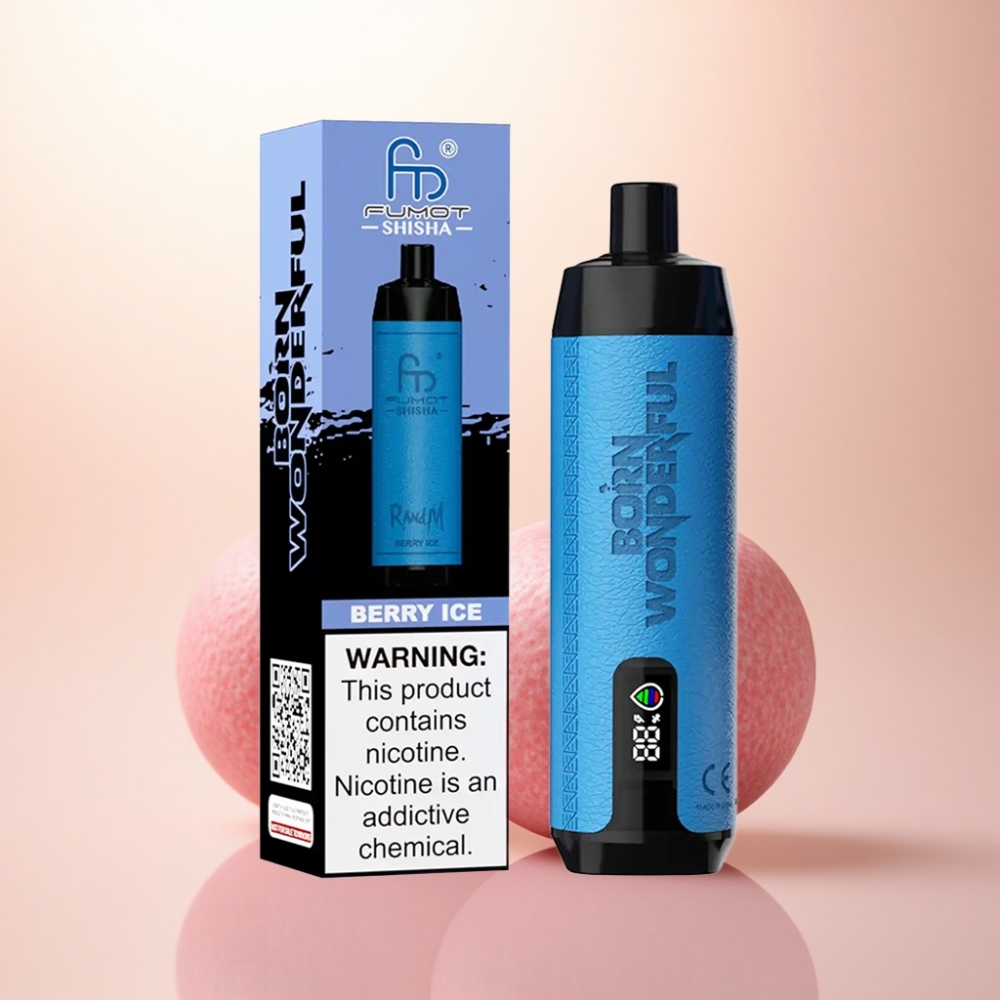 RandM Fumot Shisha 10000 Puffs ベリーアイス 0.5%ニコチン 850mAh