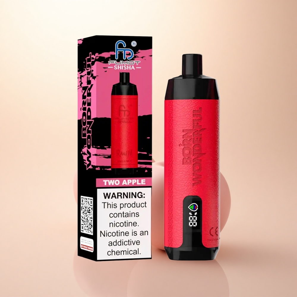 RandM Fumot Shisha 10000 Puffs ツーアップル 0.5%ニコチン 850mAh