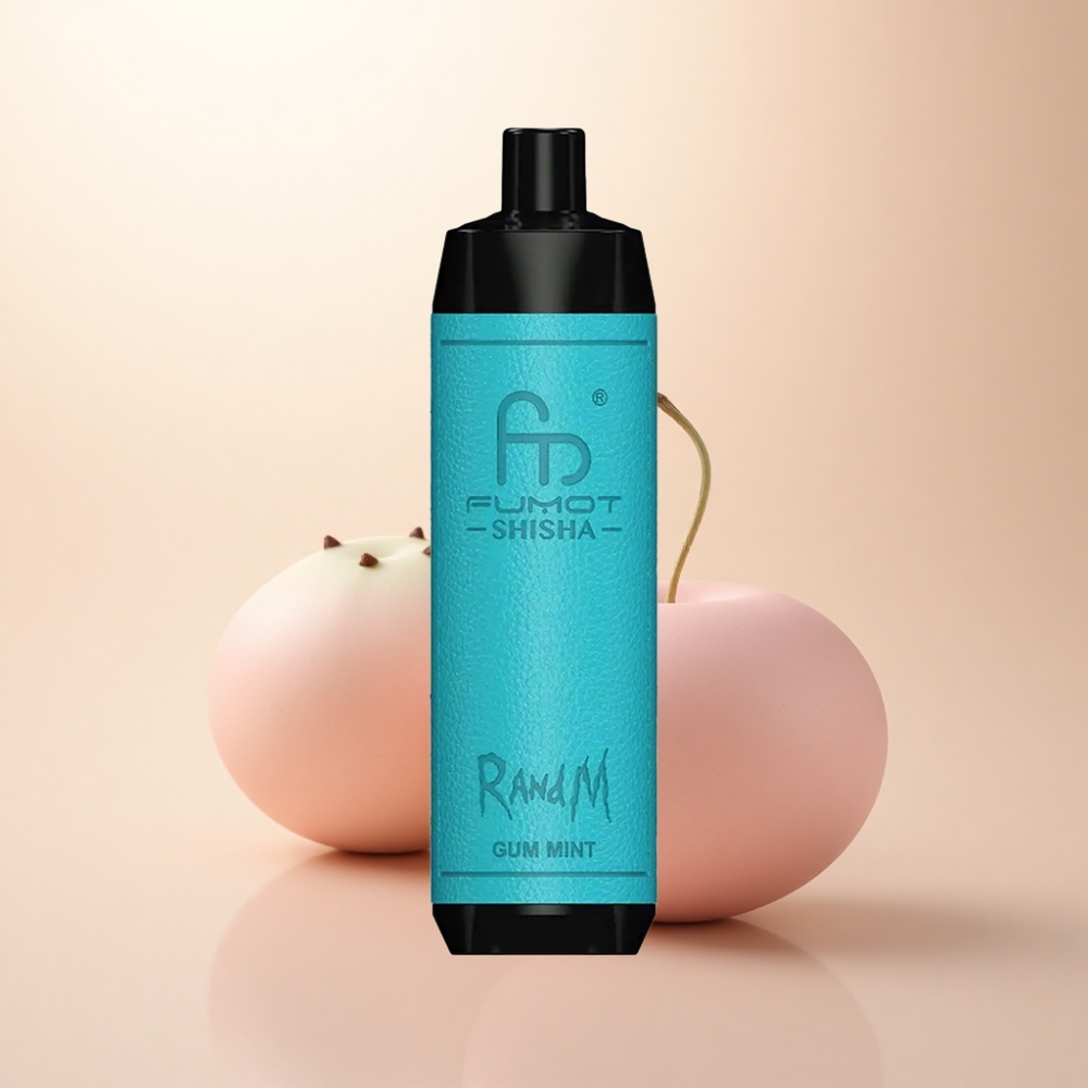 RandM Fumot Shisha 10000 Puffs ガムミント 0.5%ニコチン 850mAh