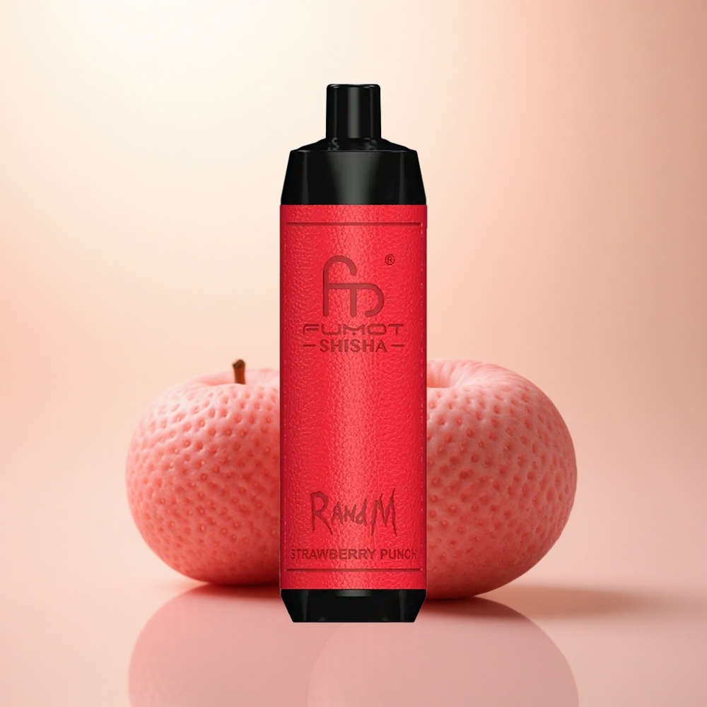 RandM Fumot Shisha 10000 Puffs いちごパンチ 0.5%ニコチン 850mAh