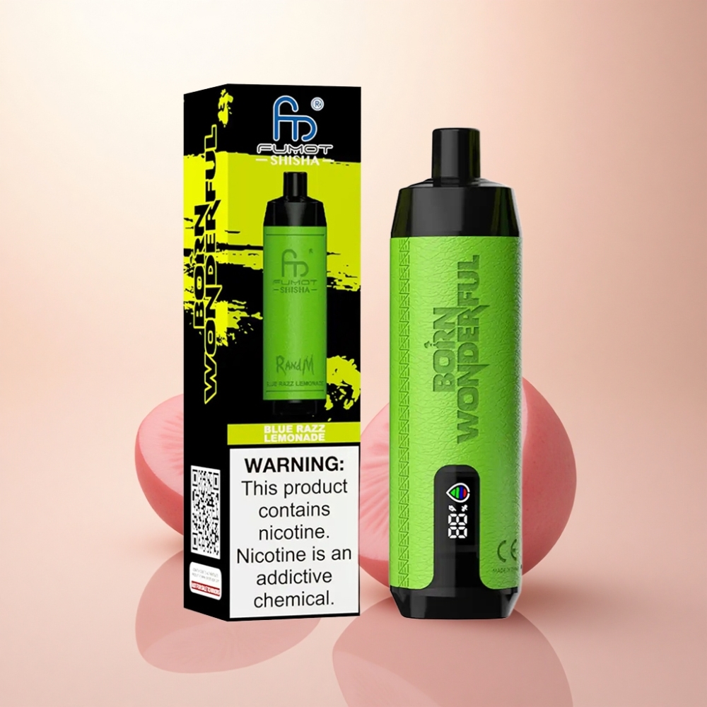 RandM Fumot Shisha 10000 Puffs ブルーラズレモネード 18ml 0.5%ニコチン