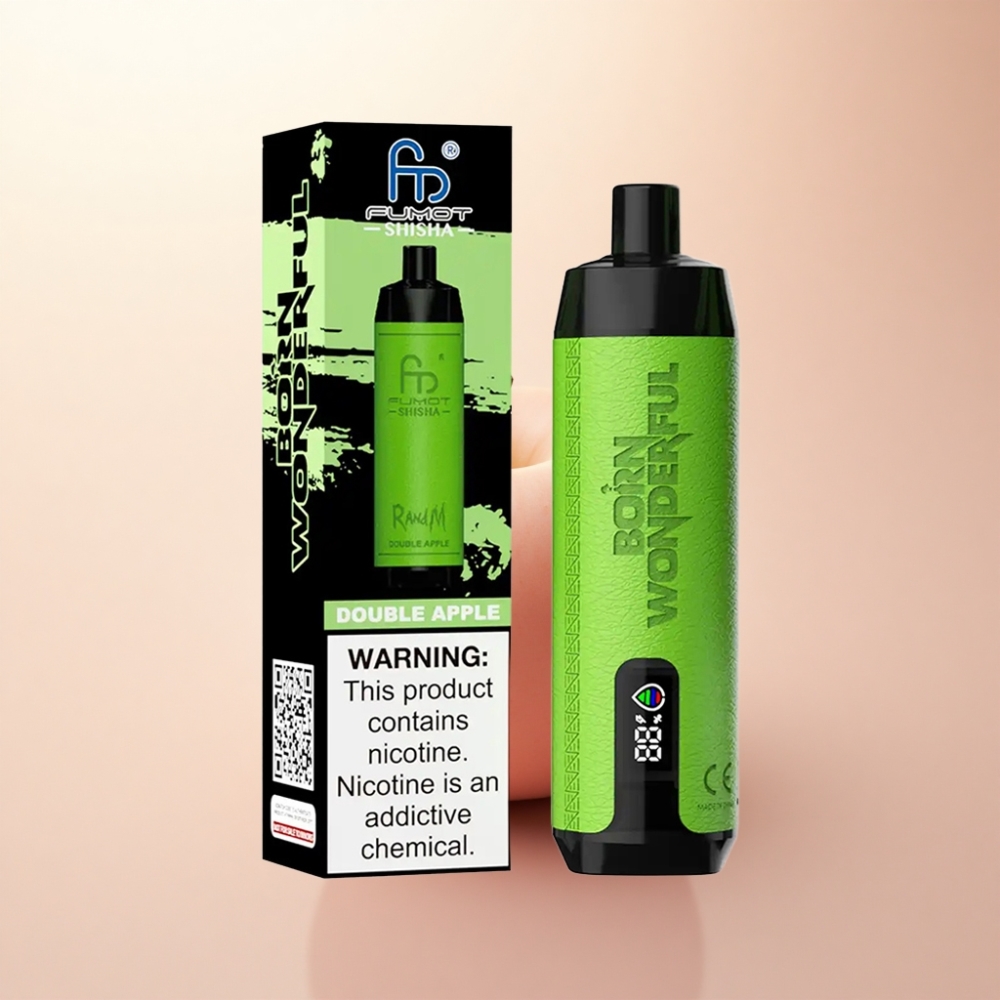 RandM Fumot Shisha 10000 Puffs ダブルアップル 18ml 850mAh