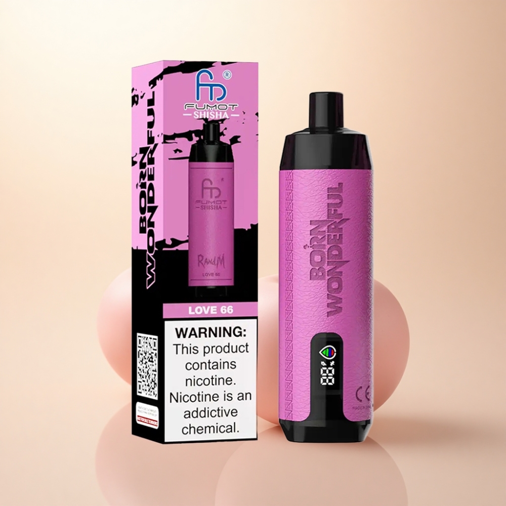 RandM Fumot Shisha 10000 Puffs 愛 66 LED & 0.5%ニコチン