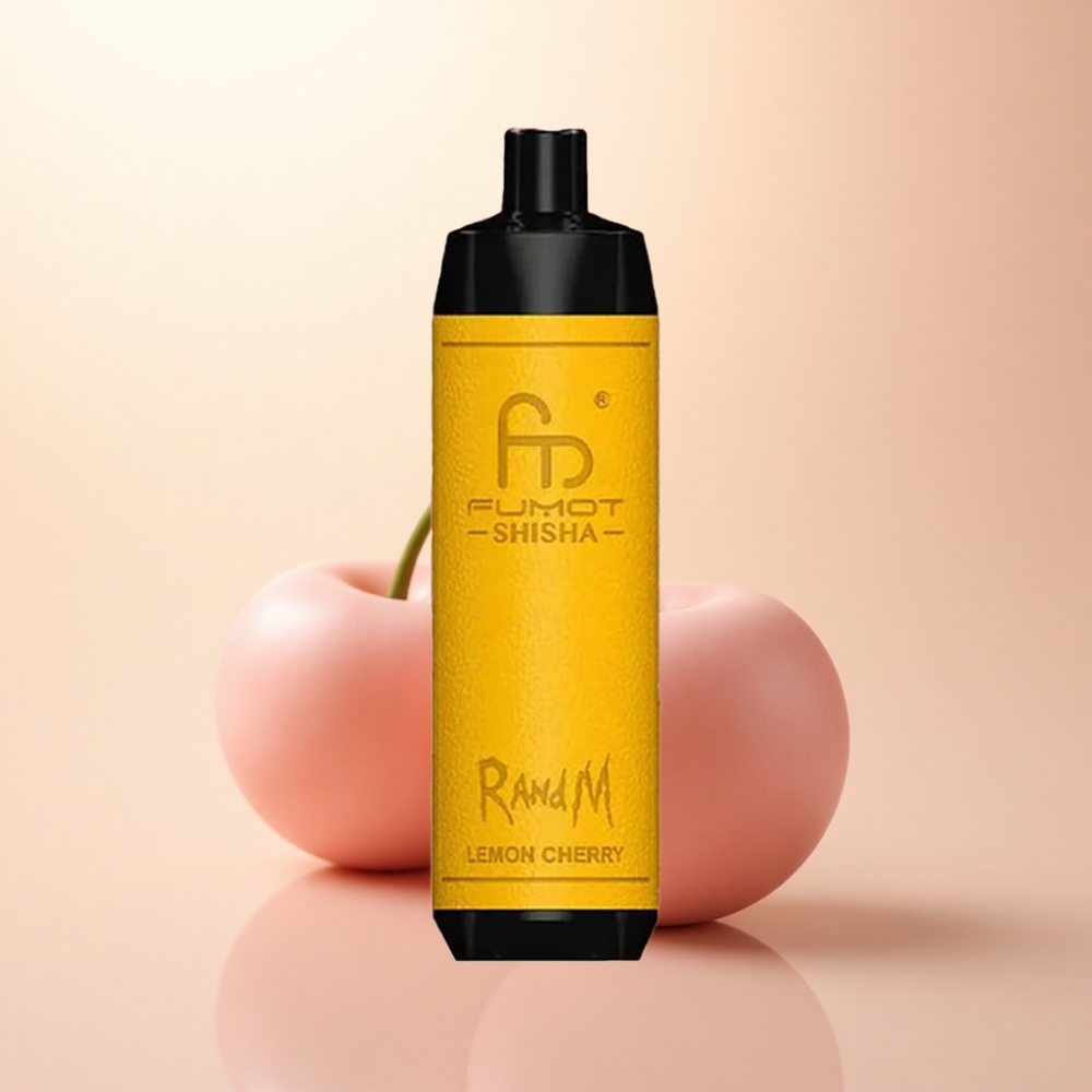 RandM Fumot Shisha 10000 Puffs レモンチェリー 850mAh 0.5%ニコチン