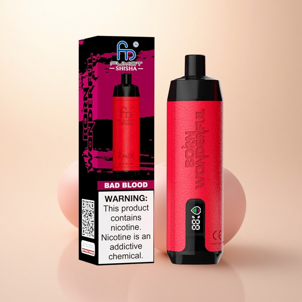 RandM Fumot Shisha 10000 Puffs 悪血LED 850mAh