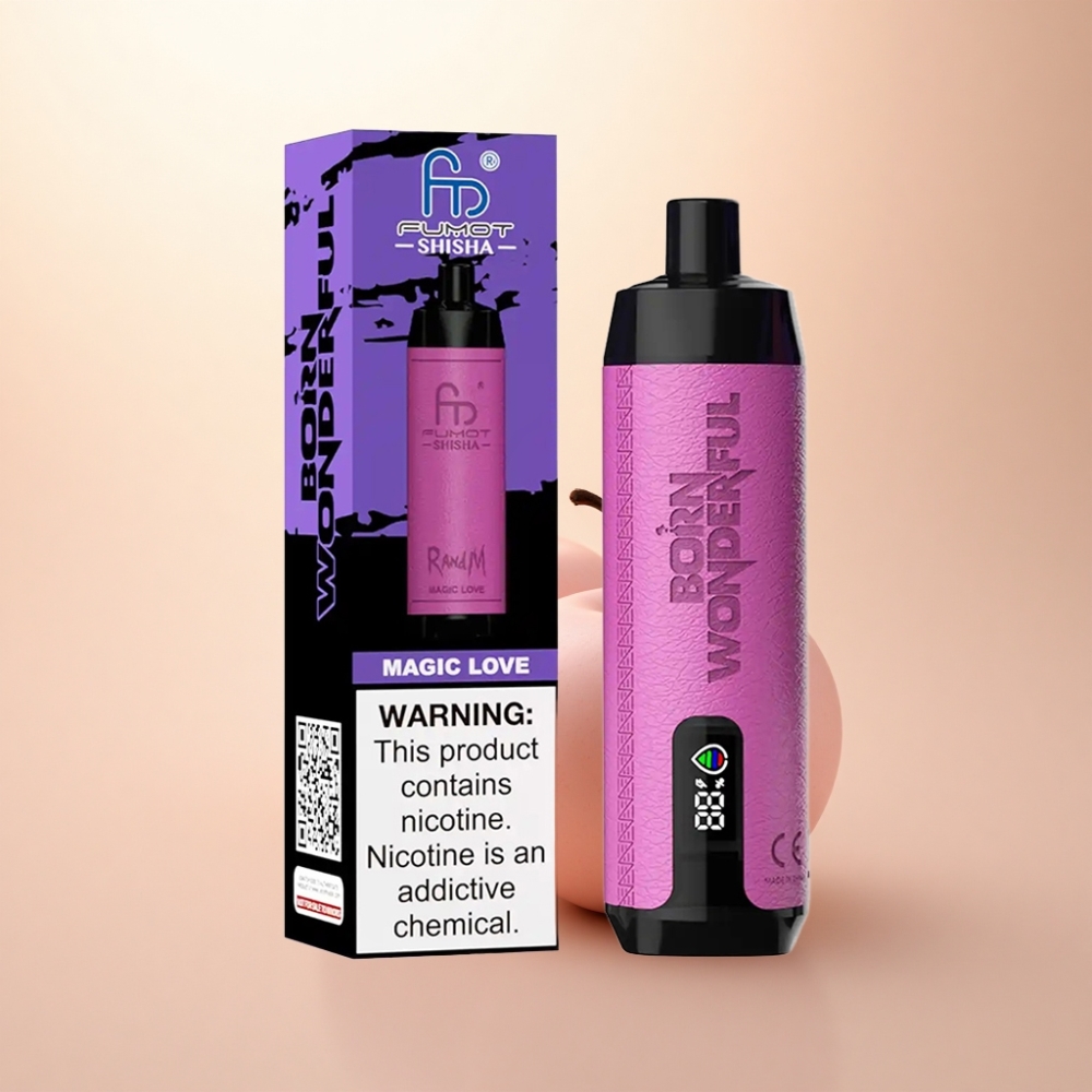 RandM Fumot Shisha 10000 Puffs 魔愛 LED インジケーター 850mAh