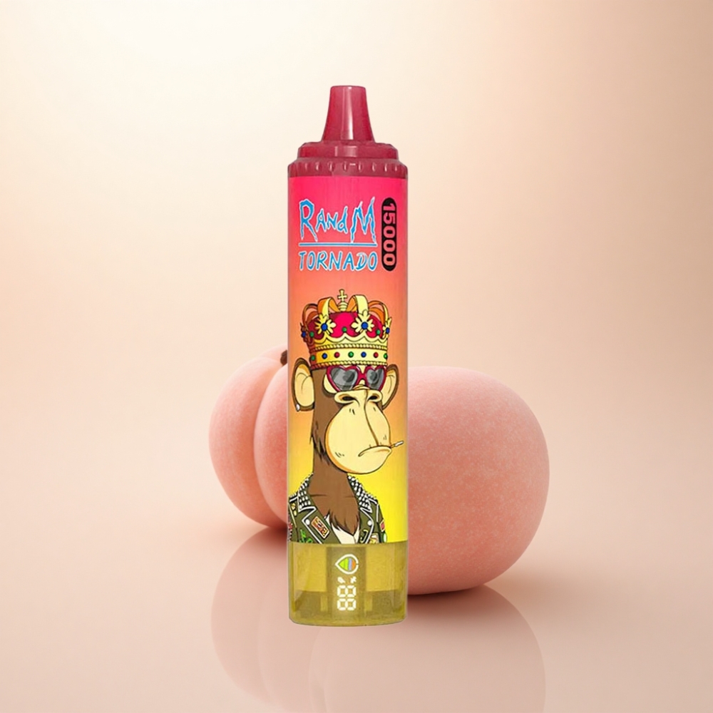 RandM Fumot Tornado 15000 Puffs ピーチアイス25ml850mAh