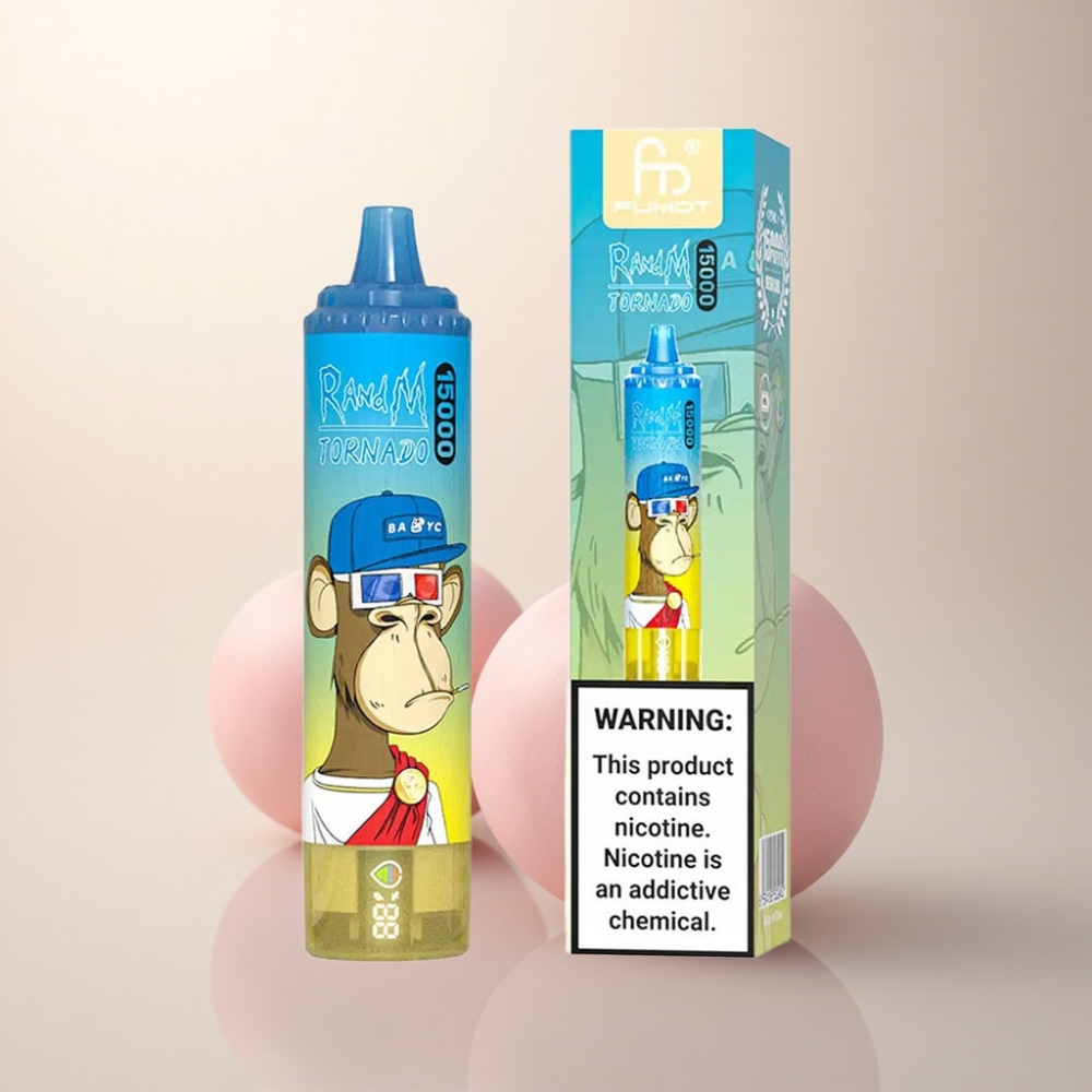 RandM Fumot Tornado 15000 Puffs ブルー25ml850mAh