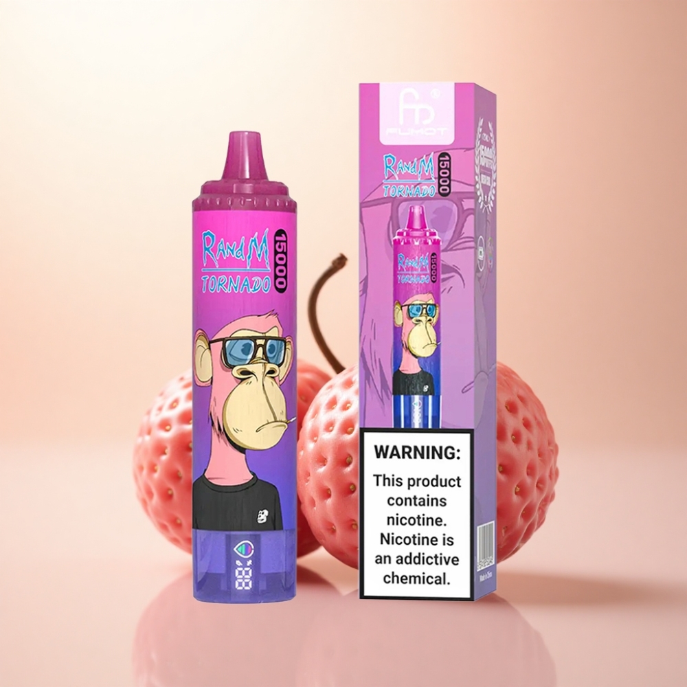 RandM Fumot Tornado 15000 Puffs ストロベリーグレープ 25ml 5%ニコチン