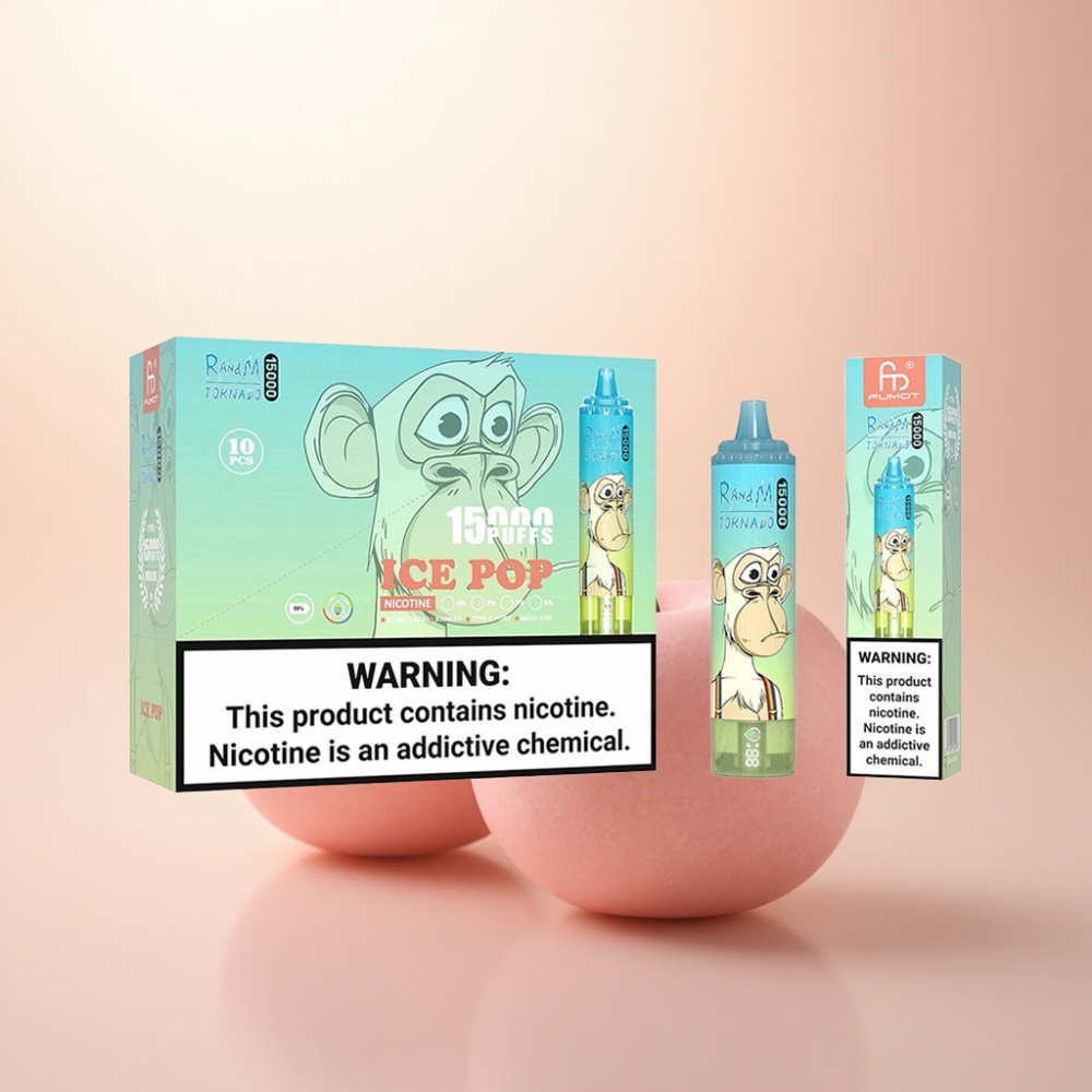 RandM Fumot Tornado 15000 Puffs アイスポップ 25ml 5%ニコチン