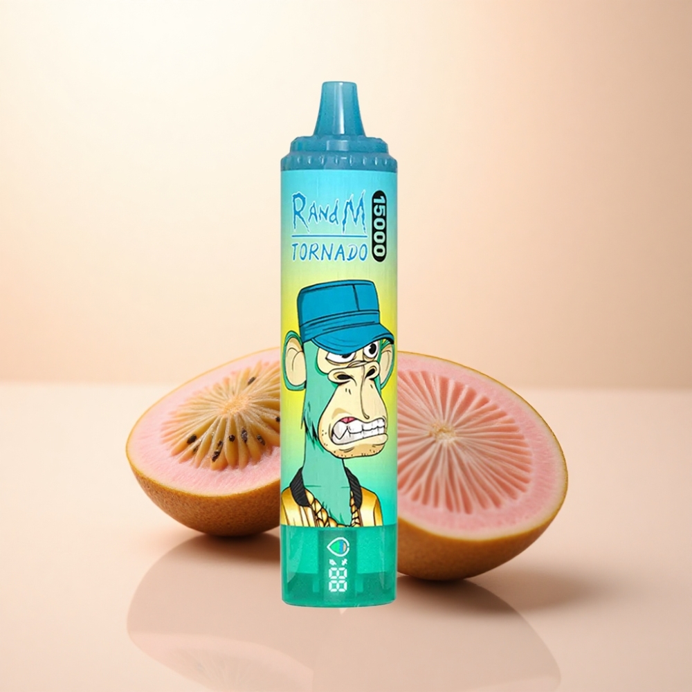 RandM Fumot Tornado 15000 Puffs キウイパッションフルーツグアバ 25ml 850mAh