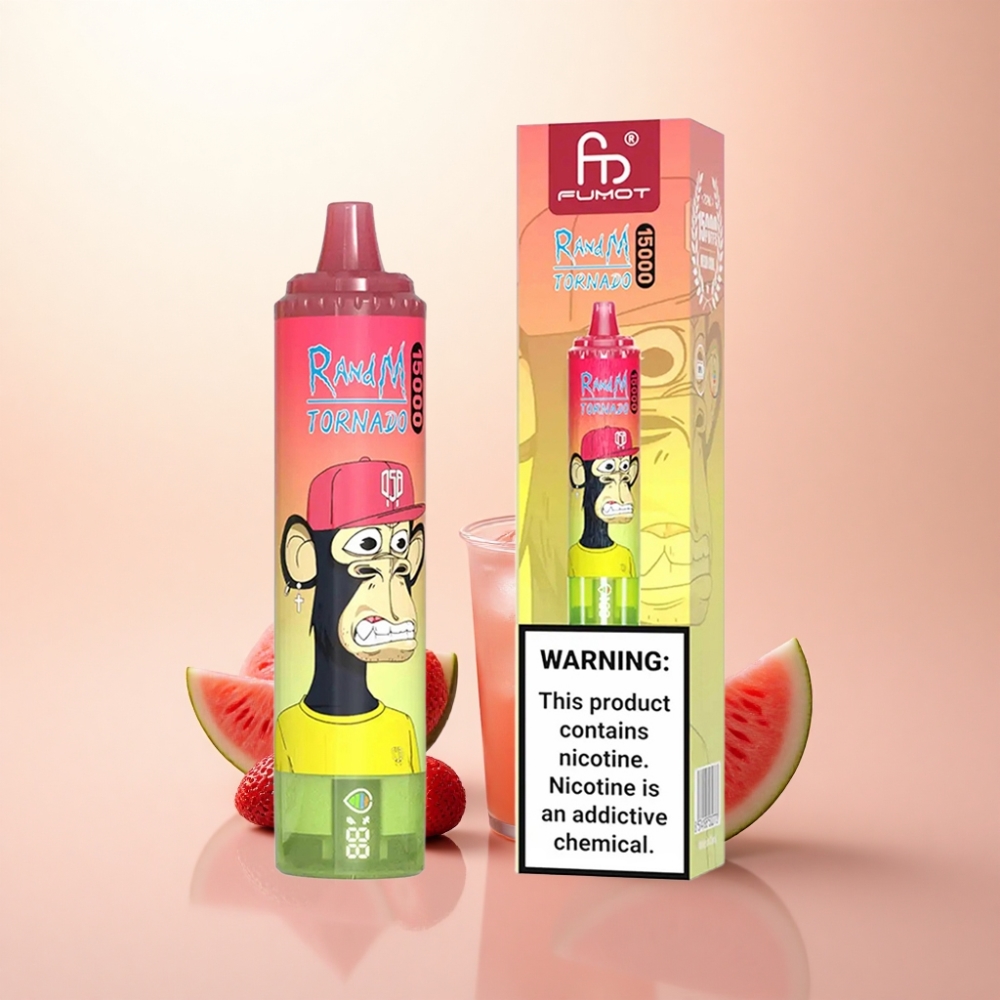 RandM Fumot Tornado 15000 Puffs いちごスイカレモネード 25ml 850mAh