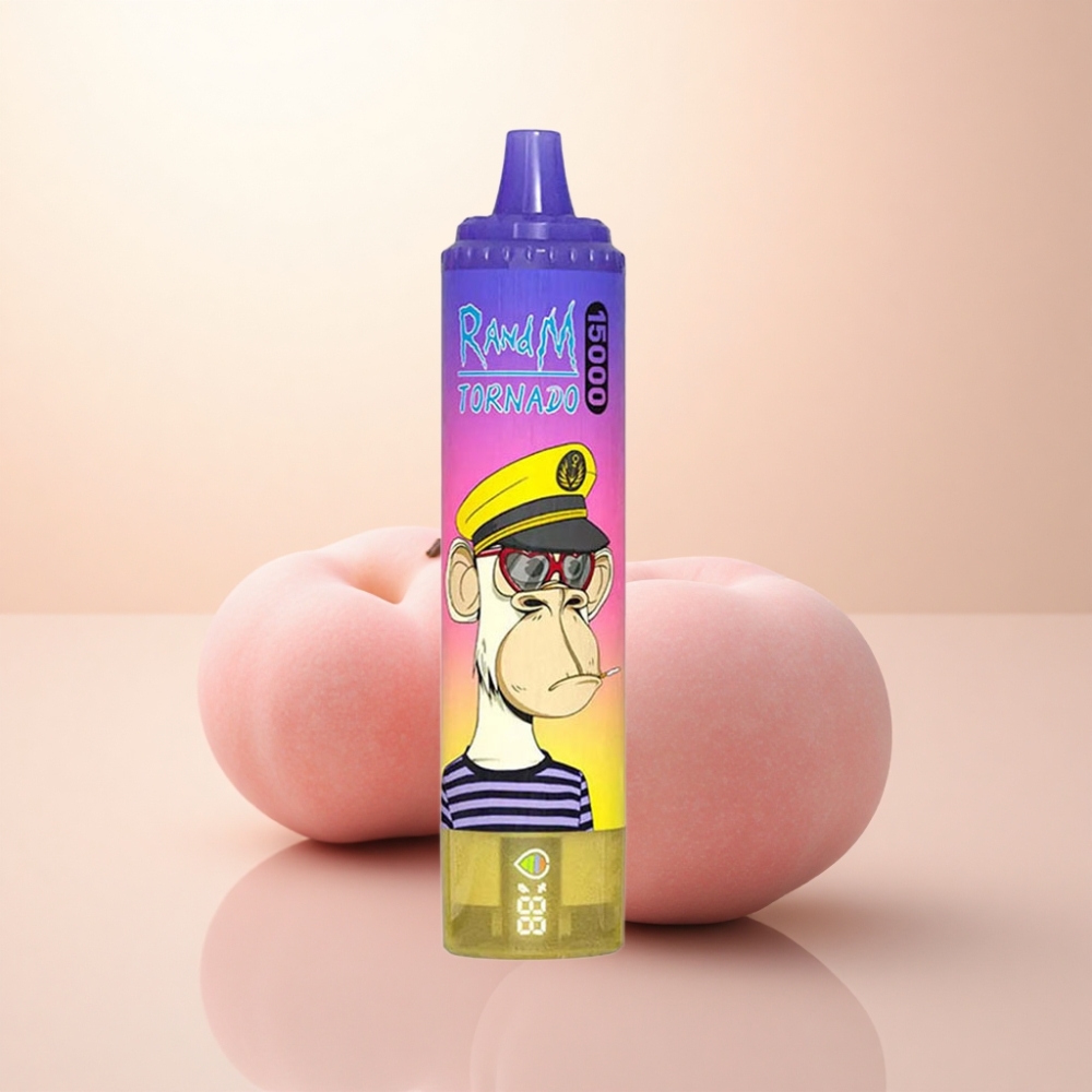 RandM Fumot Tornado 15000 Puffs ピーチブルーベリーキャンディ 25ml 850mAh