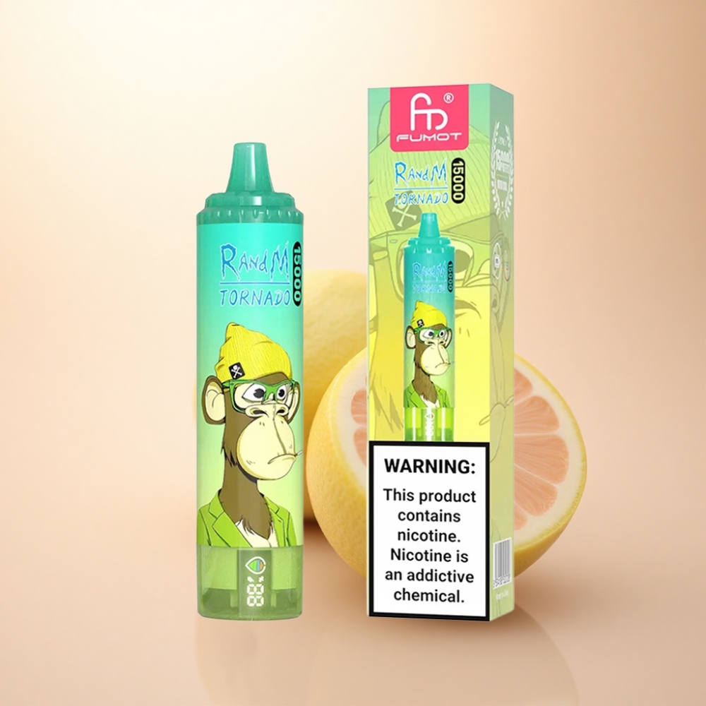 RandM Fumot Tornado 15000 Puffs レモンライム 25ml 850mAh