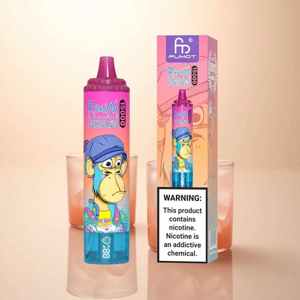 RandM Fumot Tornado 15000 Puffs レモネード 25ml 850mAh