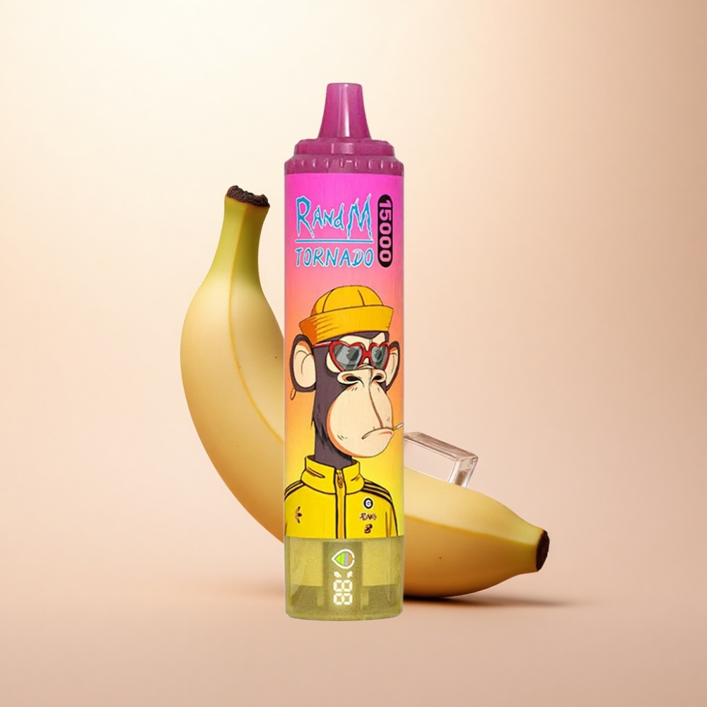 RandM Fumot Tornado 15000 Puffs バナナアイス 25ml 850mAh