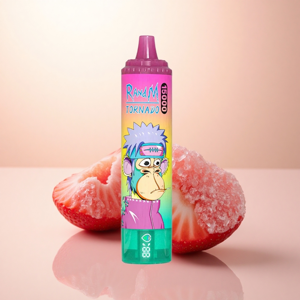 RandM Fumot Tornado 15000 Puffs ストロベリーアイス 25ml 850mAh