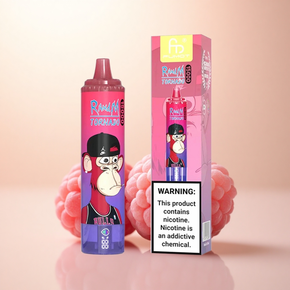 RandM Fumot Tornado 15000 Puffs ブルーサワーラズベリー 25ml 850mAh