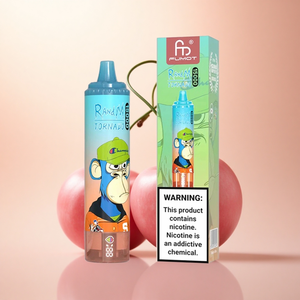 RandM Fumot Tornado 15000 Puffs チェリーコーラ 25ml 850mAh