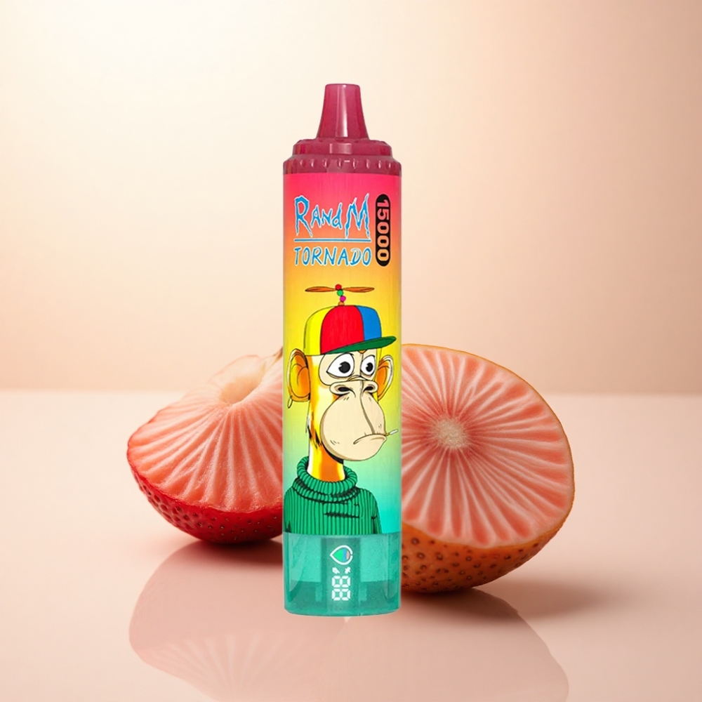 RandM Fumot Tornado 15000 Puffs ストロベリーキウイ 25ml 850mAh