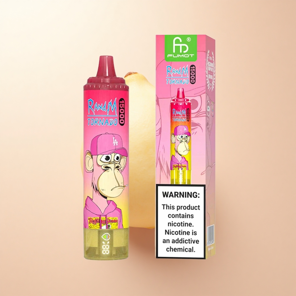 RandM Fumot Tornado 15000 Puffs レモン 25ml 850mAh