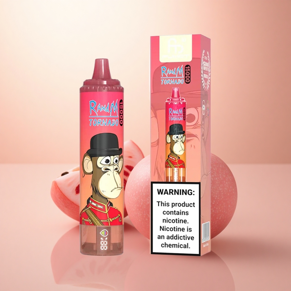 RandM Fumot Tornado 15000 Puffs 赤エネルギー氷 25ml 850mAh