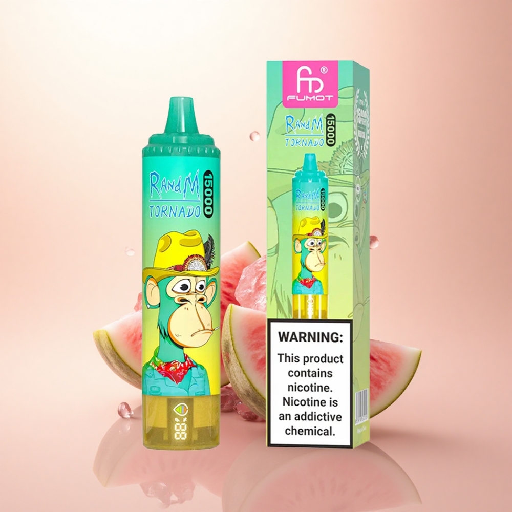 RandM Fumot Tornado 15000 Puffs スイカアイス 25ml 850mAh