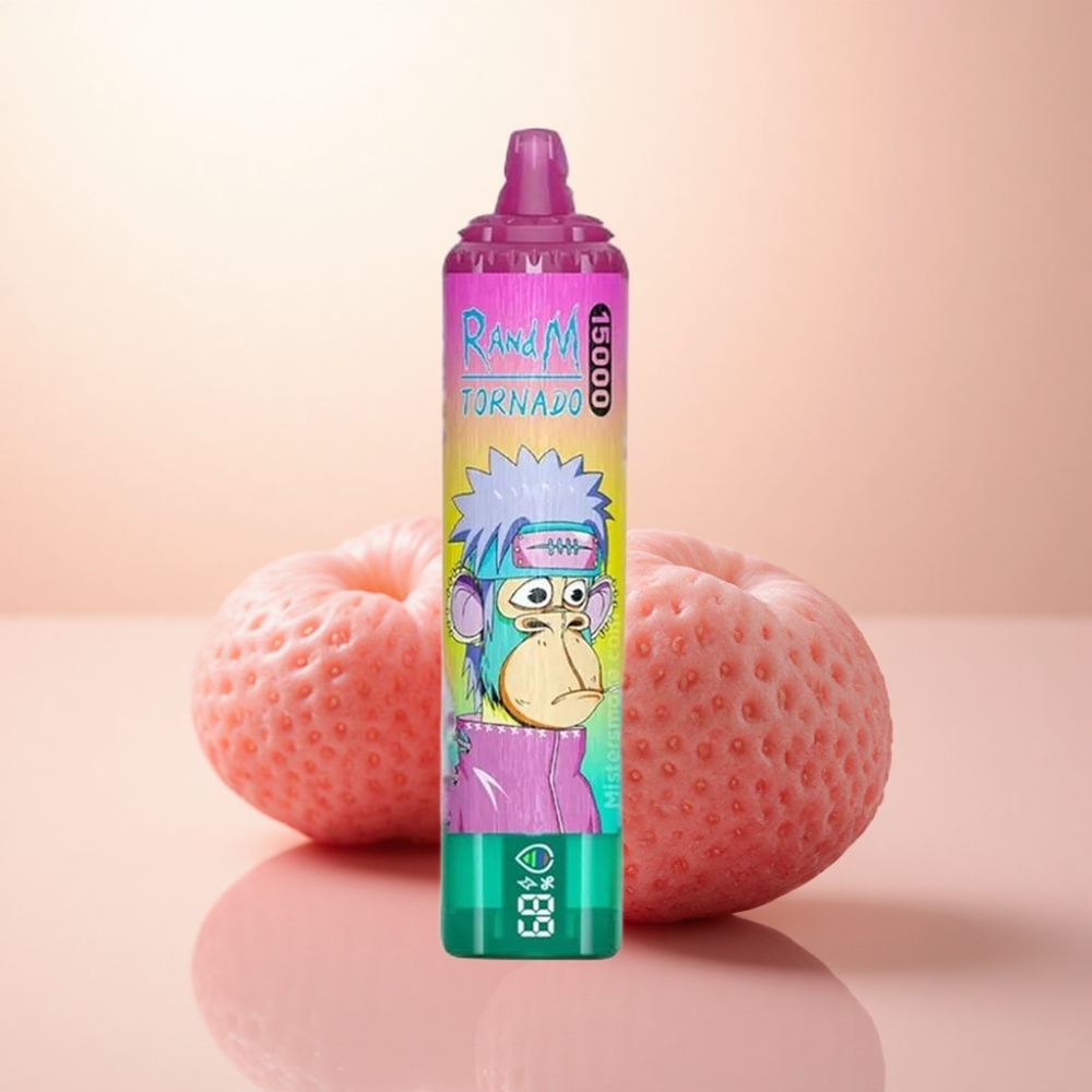 RandM Fumot Tornado 15000 Puffs 冷凍苺850mAhメッシュコイル