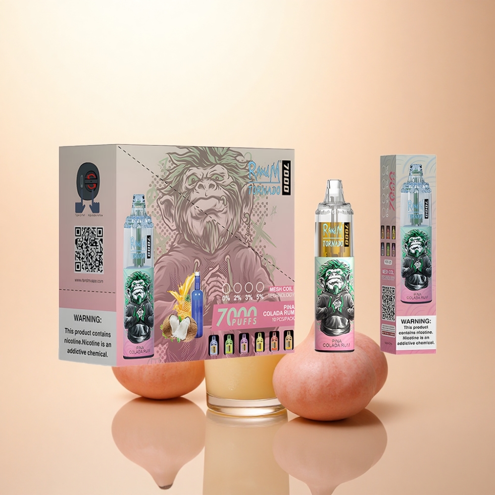 RandM Fumot Tornado 7000 Puffs ピナ・コラーダ・ラム 14ML 850mAh