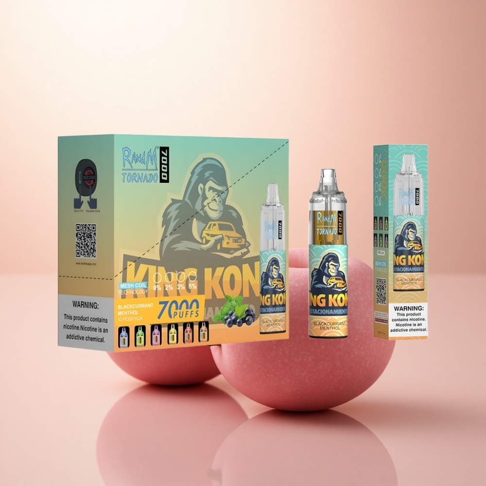 RandM Fumot Tornado 7000 Puffs ブラックカラントメンソール 14ML 850mAh