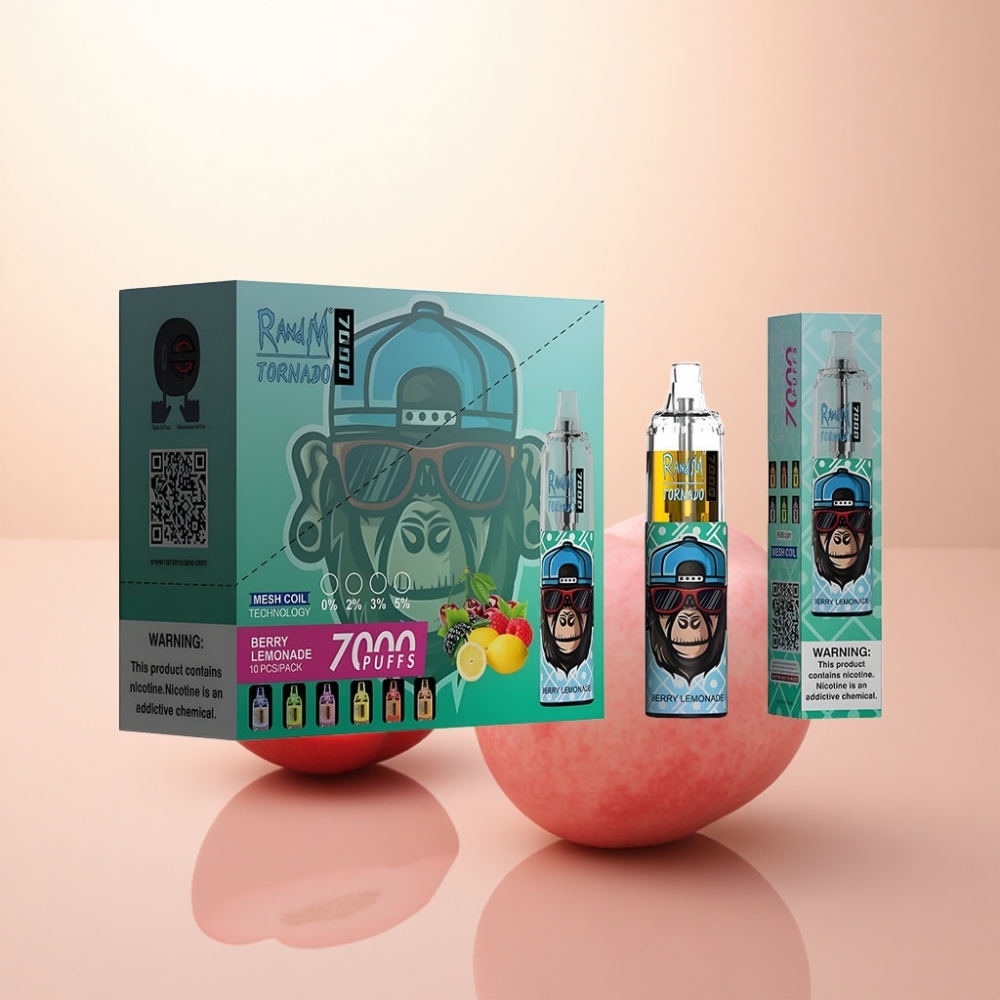 RandM Fumot Tornado 7000 Puffs ベリーレモネード 14ML 850mAh