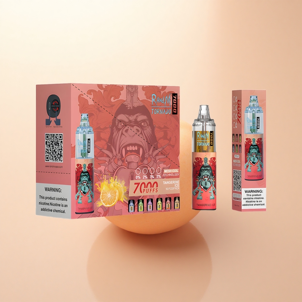 RandM Fumot Tornado 7000 Puffs ミカンアイス 14ML 850mAh