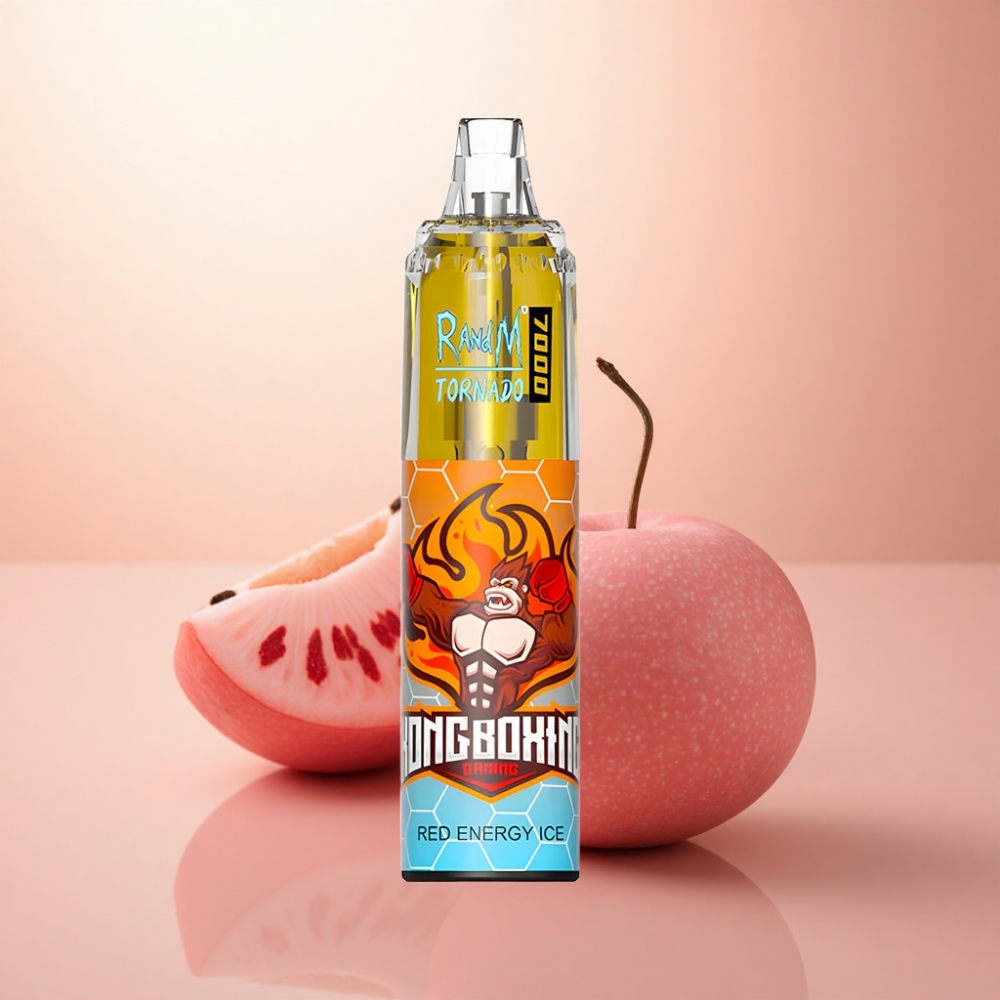 RandM Fumot Tornado 7000 Puffs 赤エネルギーアイス 14ml 850mAh