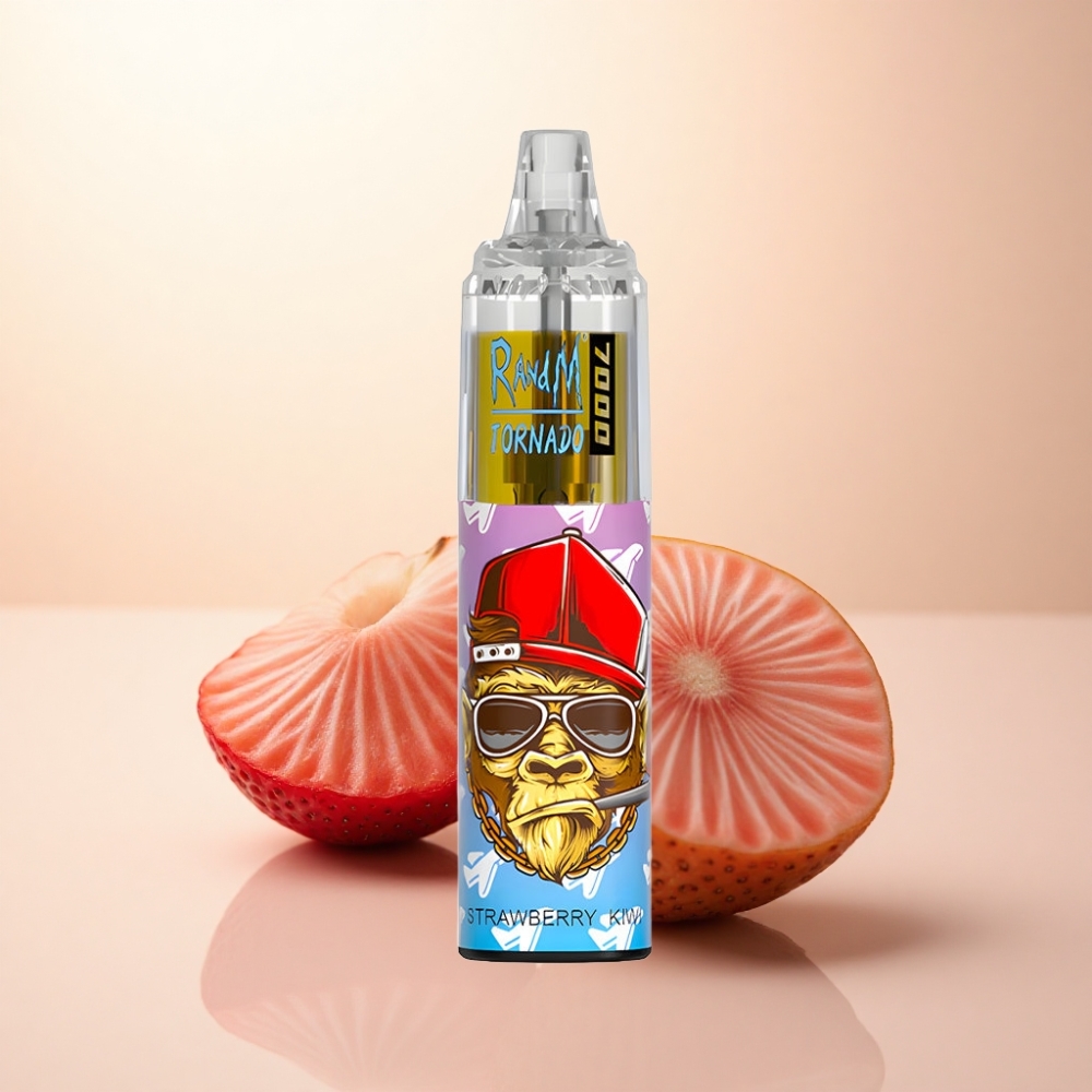 RandM Fumot Tornado 7000 Puffs 苺キウイ 14ml 850mAh