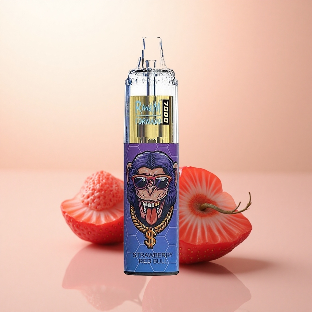 RandM Fumot Tornado 7000 Puffs いちごレッドブル 14ml 850mAh