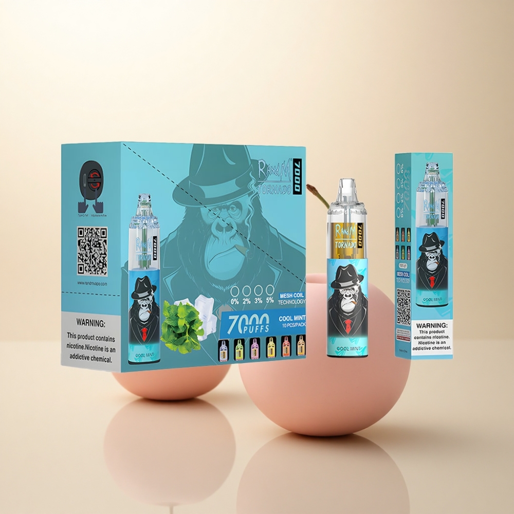 RandM Fumot Tornado 7000 Puffs クールミント 14ml 850mAh