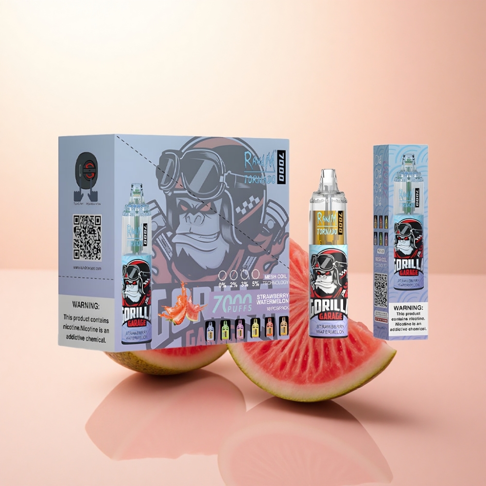 RandM Fumot Tornado 7000 Puffs イチゴスイカ 14ml 850mAh