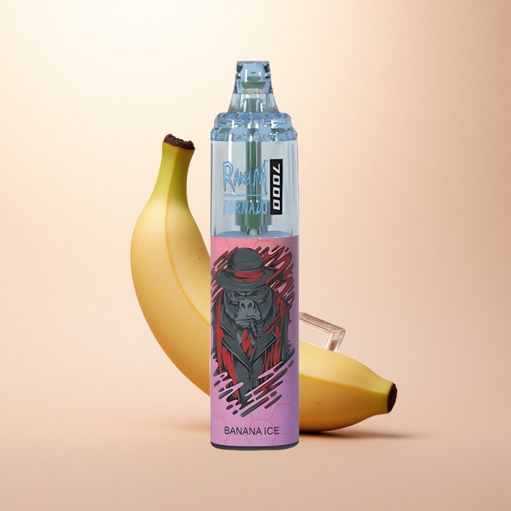 RandM Fumot Tornado 7000 Puffs バナナアイス 14ml 850mAh