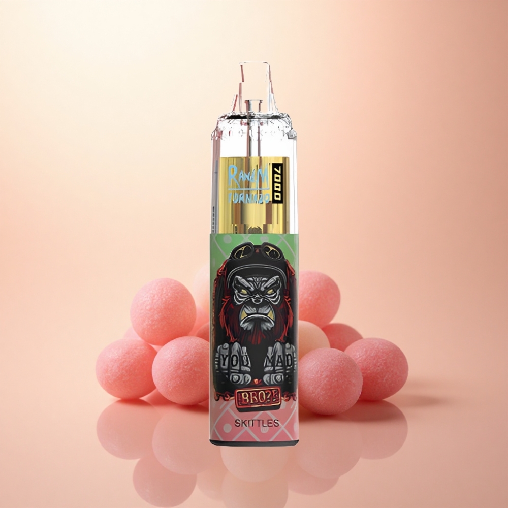 RandM Fumot Tornado 7000 Puffs スキットルズ・メッシュコイル・14ml