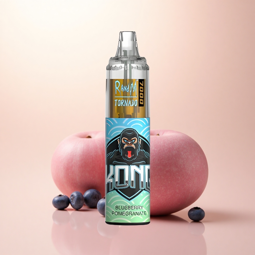 RandM Fumot Tornado 7000 Puffs ブルーベリーポメグラネート メッシュコイル 5%ニコチン