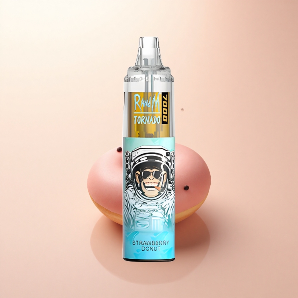 RandM Fumot Tornado 7000 Puffs いちごドーナツ 850mAh 5%ニコチン