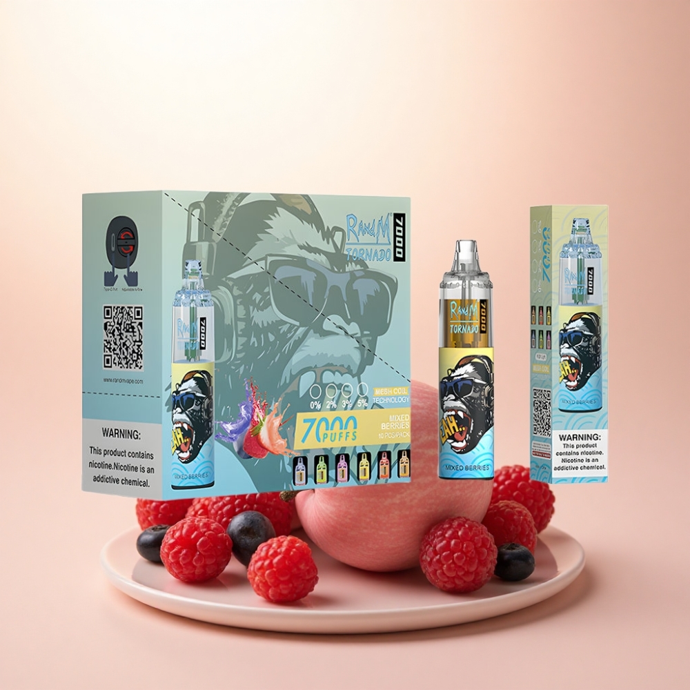 RandM Fumot Tornado 7000 Puffs ベリーミックス 850mAh 5%ニコチン