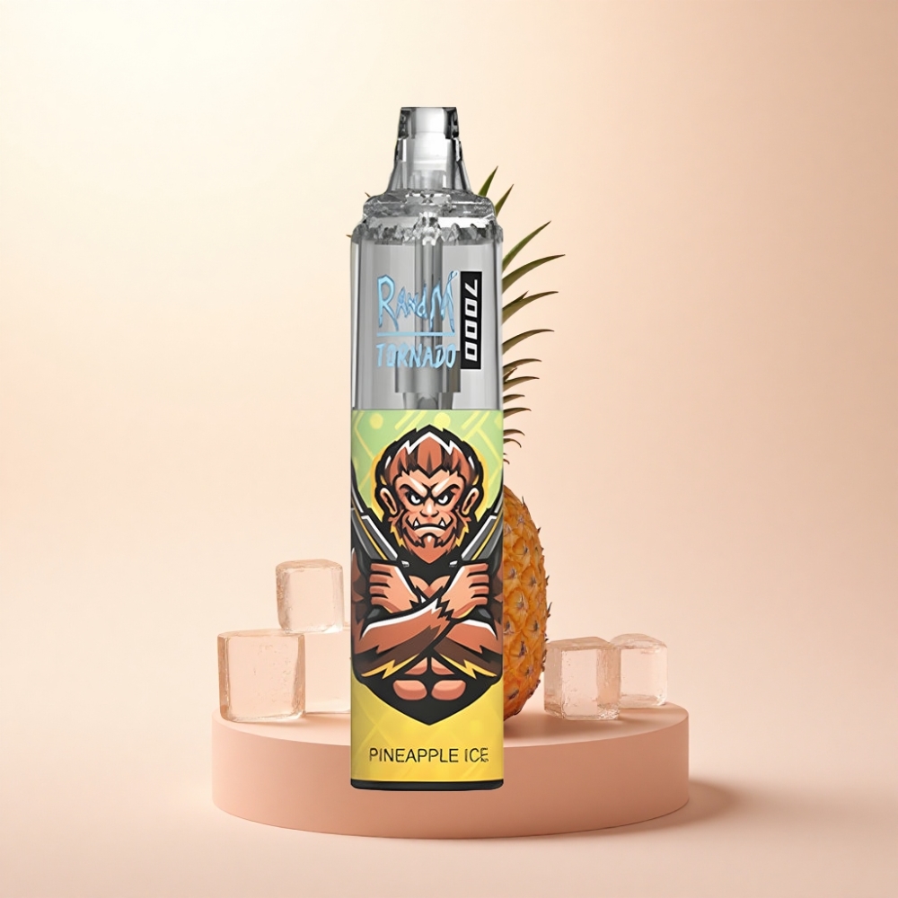 RandM Fumot Tornado 7000 Puffs パイナップルアイス 850mAh メッシュコイル